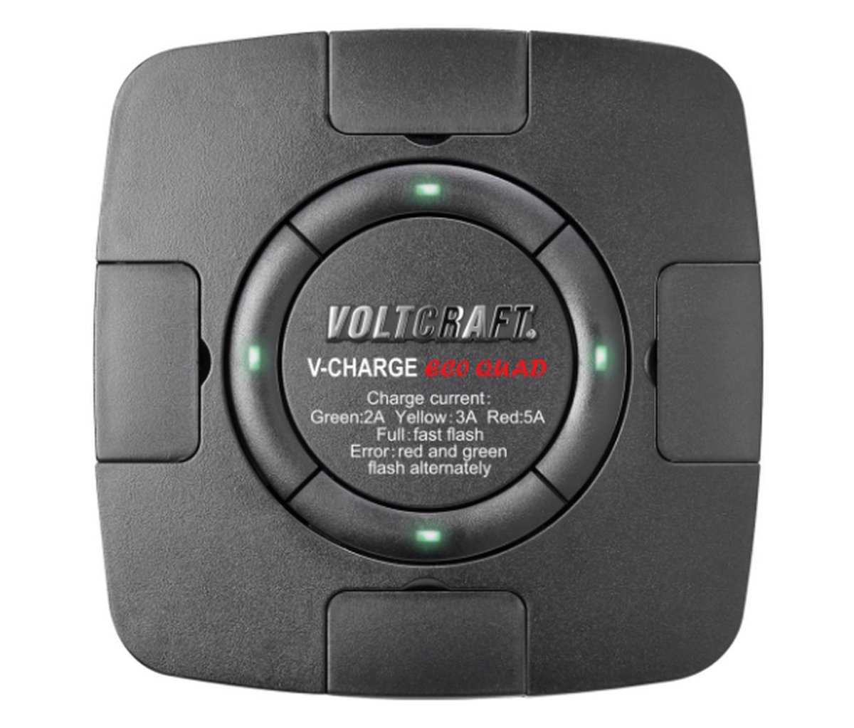 VOLTCRAFT - V-Charge Eco Quad Modelbouwoplader (oplader voor drones) - 12 V, 32 V 5 A Li-poly