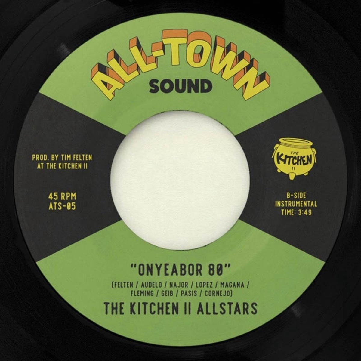 Kitchen II All Stars - Bongo Grove (7" Vinyl Single) (Coloured Vinyl)