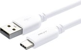 PNY C-UA-TC-W20-03 USB-kabel 1 m USB 2.0 USB A USB C Wit