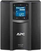 APC Smart-UPS SMC1000IC - Noodstroomvoeding 8x C13 uitgang / USB / SmartConnect / 1000VA