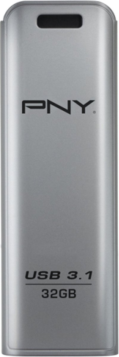 PNY FD32GESTEEL31G-EF USB flash drive 32 GB 3.2 Gen 1 (3.1 Gen 1) Roestvrijstaal