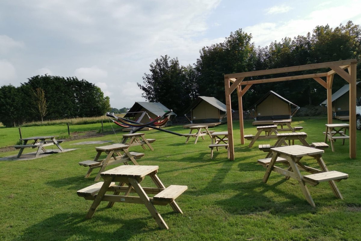 Rockwood® 2-Persoons Picknicktafel 0.60m Naturel