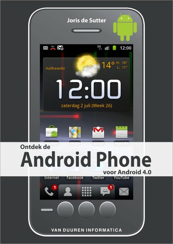 Cover van het boek 'Ontdek De Android Phone'