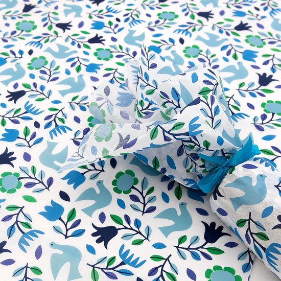 zijdevloeipapier Duif 50 x 70 cm tissue papier zijdepapier 10 stuks