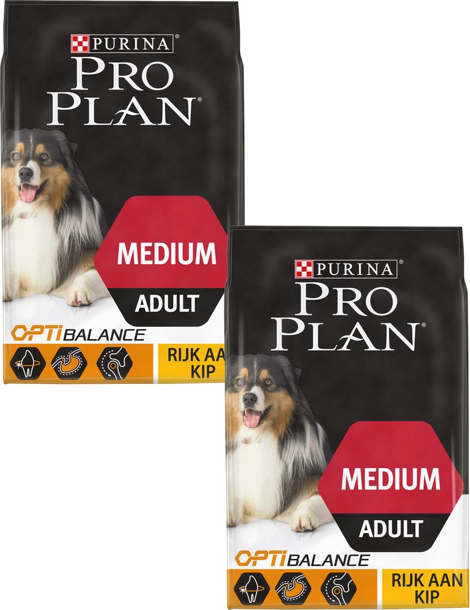 Pro Plan Pro Plan Dog Adult Medium Breed Kip - Hondenvoer - 2 x 14 kg