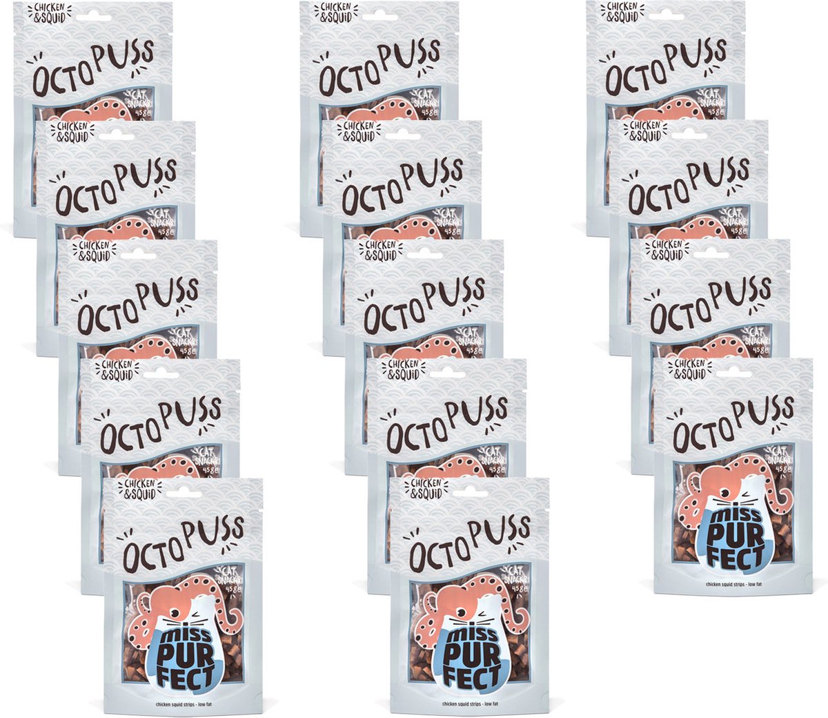 Miss Purfect Octopuss - Kattensnack - 14 x 45 g