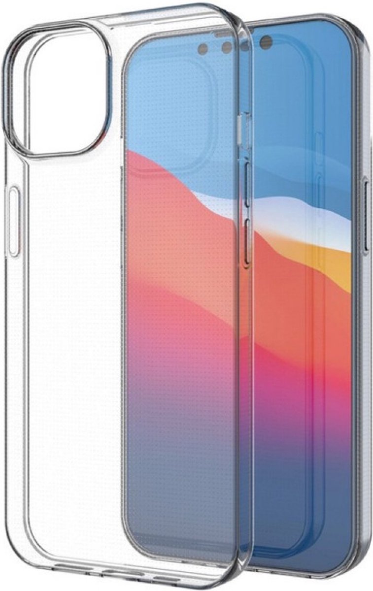 Casecentive - Silicone Back case - iPhone 14 Plus - clear