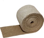 Tapis roulé de croissance en fibres de chanvre 0,25 0 30,4 m.Le tapis de 300 grammes est très adapté à la culture de légumes micro/germés. 100% biodégradable et compostable. Fibres naturelles au PH neutre.