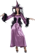 Verkleedkleding | Witch Purple | Maat 44 - 46 | Volwassenen | Vrouwen | Carnavalskleding