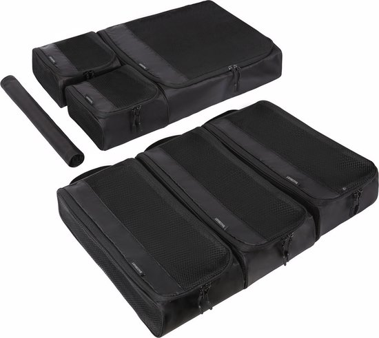 Cubes De Rangement BAGSMART Pour Valise – Lot De 7 – Sac à Chaussures Inclus – Opale Blanche