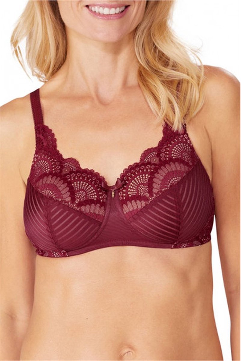 Amoena Prothese Bh Voorgevormd Zonder Beugel Karolina SBP C0599 C0599 - red/nude - maat EU 85C / FR 100C