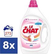 Le Chat Lessive Liquide Color Sensitive - 8 x 1,7 l (272 Lavages)