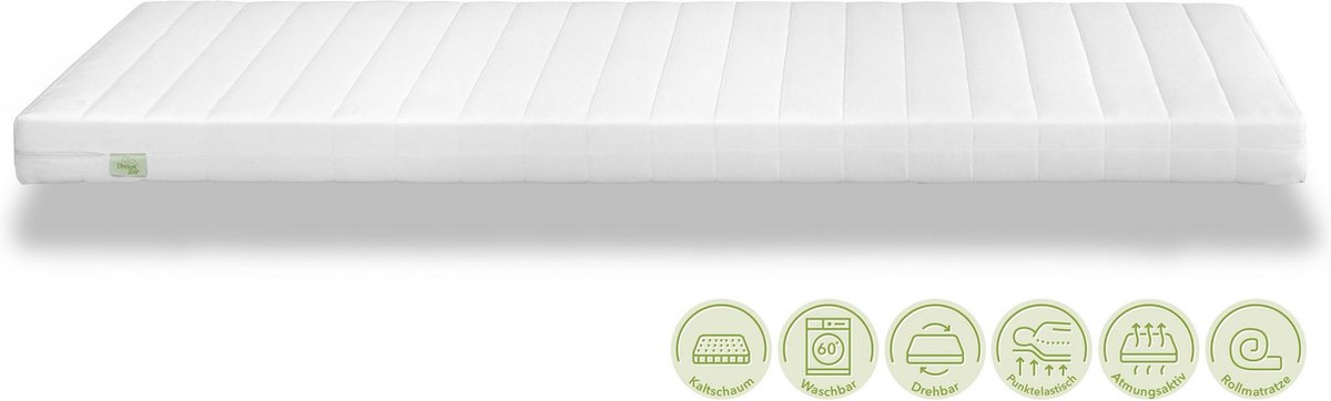 Golden Bedden Koudschuim - Comfort Matras 70x170x10 HR45 1-Persoons