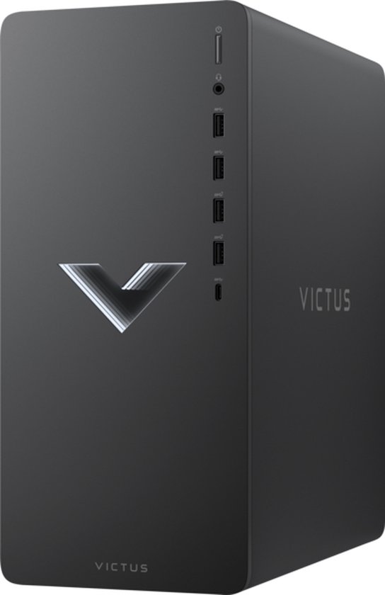 HP Victus Desktop, Intel Core i5-12400F, 16GB, 1TB PCIe NVMe SSD, NVIDIA GeForce RTX 3060 Ti 8GB, Windows 11 Home, Zilver
