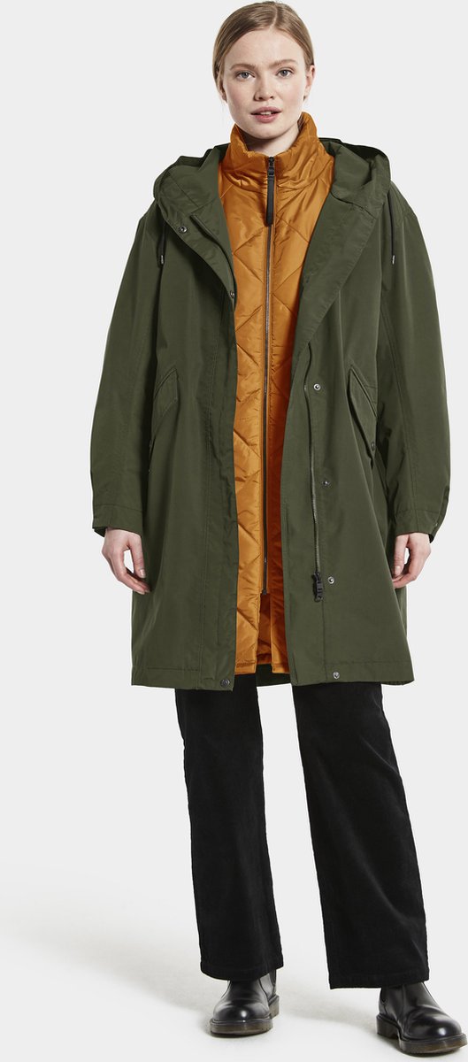 Didriksons GABRIELLA WNS PARKA Dames Outdoor parka Donkergroen