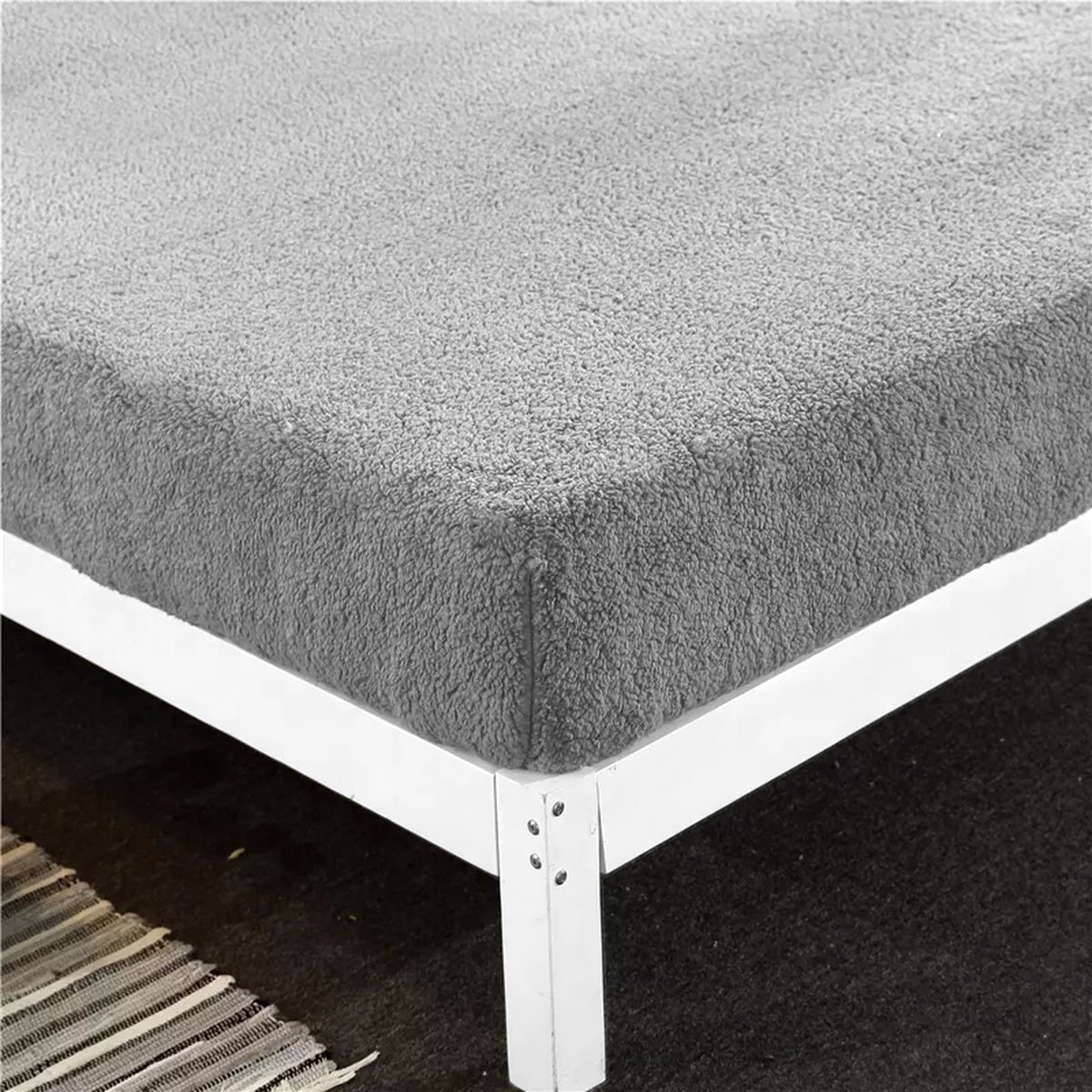 Warme Teddy Fleece Hoeslaken - Strikvrij - Luxe Dikke Laken - Met ...