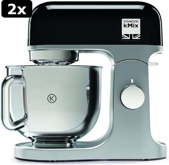 2x Kenwood KMix KMX750BK Keukenmachine Zwart Bol 2x-kenwood-kmix-kmx750bk-keukenmachine-zwart-bol