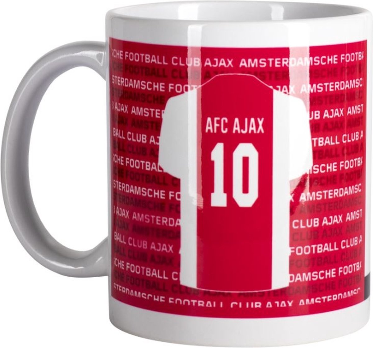 Ajax-mok wit rood wit logo shirt - Ajax