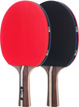 U Fit One Premium Tafeltennis Set met Opbergtas - 2 Tafeltennisbatjes - Table Tennis Rackets - Pingpong - Tafeltennisbat - 2 Batijes - 5 Star