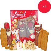 Libeert Sint pakket - chocolade, guimauves, munten en nicnacjes - 315g x 4