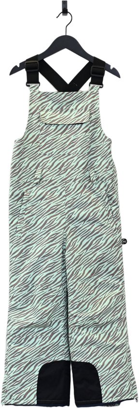 Ducksday Skibroek Kinderen – Waterdicht – Warm & Ademend – Unisex Wintersportbroek met Bretellen – Okapi – Maat 134/140