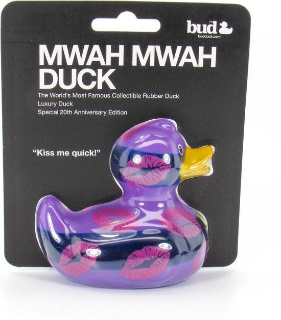 LUXURY MWAH MWAH DUCK badeendje van BudDuck van Lux — afbeelding 3