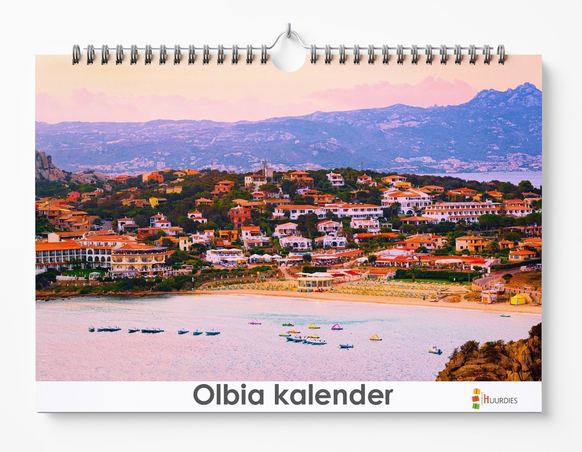 Olbia kalender XL 42 x 29.7 cm | Verjaardagskalender Olbia | Verjaardagskalender Volwassenen