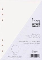 Aanvulling A5 geschikt voor o.a. Filofax, Succes Losbladige Planners 50 Vel, 120g/m² Blanco Ivory / Crème Papier