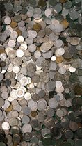Munten Roemenie - Een 1/2 kilo authentieke Roemeense munten voor uw verzameling, kunstproject, souvenir of als uniek cadeau. Gevarieerde samenstelling.
