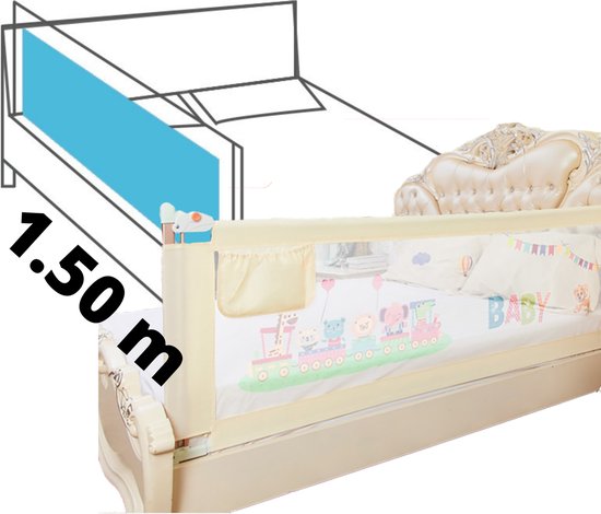 Tatkraft Guard | Bettgitter für Kleinkinder, Bettschutz Für Ihr Baby |Kunststoff Rosa Faltbar