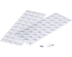 3M SJ 5302 MPCB Apparaatvoet Zelfklevend, Rond Transparant (Ø x h) 7.9 mm x 2.2 mm 80 stuk(s)