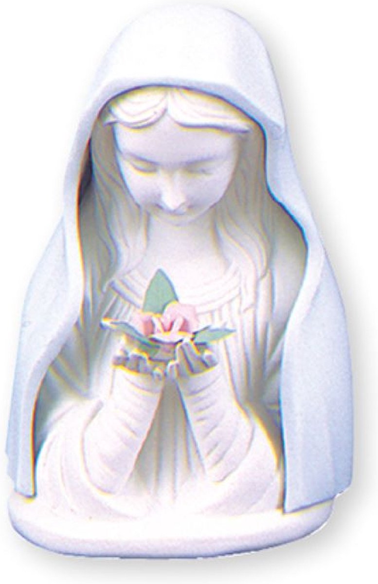 Beeld Maria met roos (37839)
