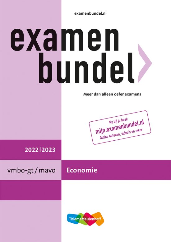 Examenbundel vmbo-gt/mavo Economie 2022/2023