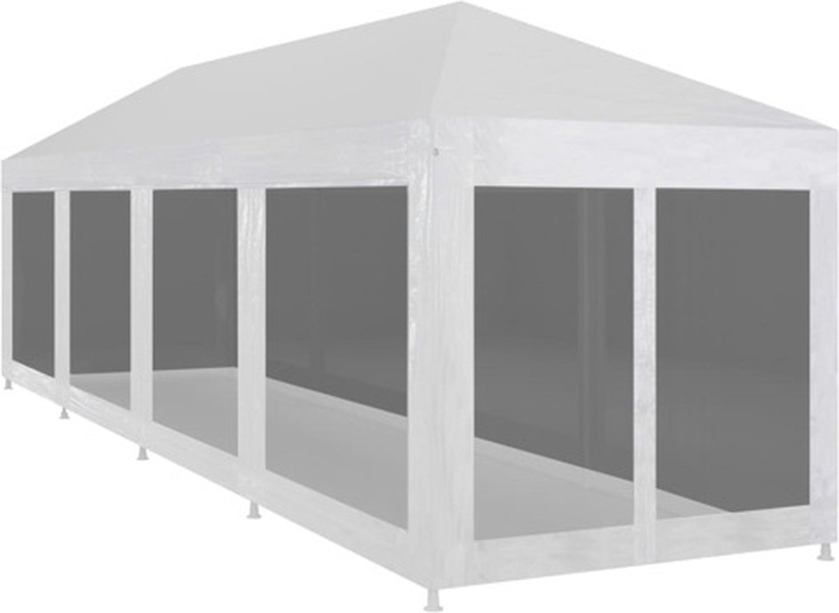Vidaxl Partytent Met 10 Mesh Zijwanden 12x3 M