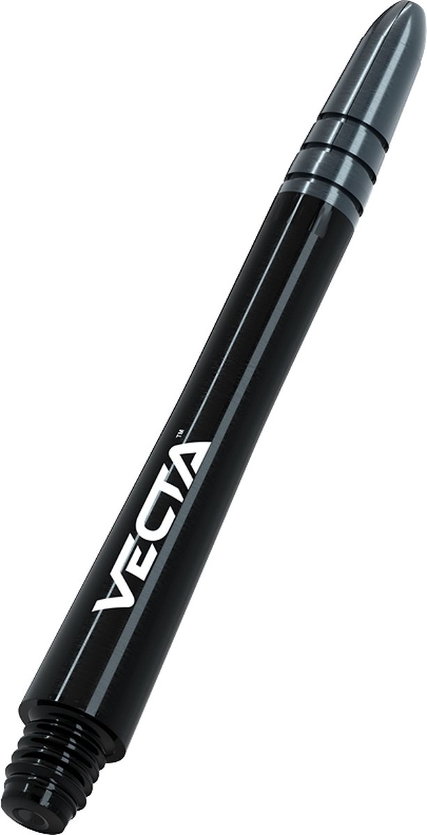 WINMAU - Vecta Dartschachten, Zwart, Korte - 1 set per pakket (3 Dartschachten in totaal) van Winmau — afbeelding 2