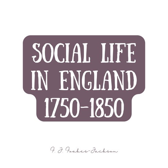 Social Life in England 1750-1850 - cover