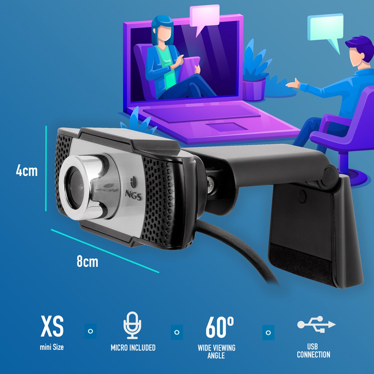 Webcam NGS XpressCam720