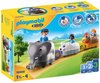 foto van PLAYMOBIL 1.2.3 Dierentrein - 70405