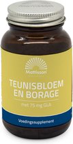 Mattisson - Teunisbloem en Borage Olie - Met 75 mg GLA - Teunisbloemolie & Borageolie - Voedingssupplement - 60 Capsules