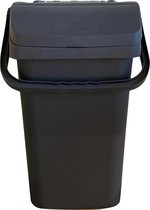 Poubelle Mari 40 litres - poubelle - gris - tri des déchets déchets résiduels - repos - poubelle de tri - poubelle de tri