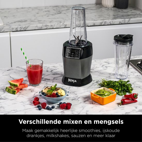 Ninja Foodi Luxe Blender en Smoothie Maker - Blender To-Go - 1000 Watt - IJsCrusher - met 2 Mixbekers - BN495EU van Ninja — afbeelding 3