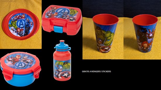 Ciao Partyset Marvel Avengers - Borden, Bekers En Servetten, Meerkleurig, AZ070
