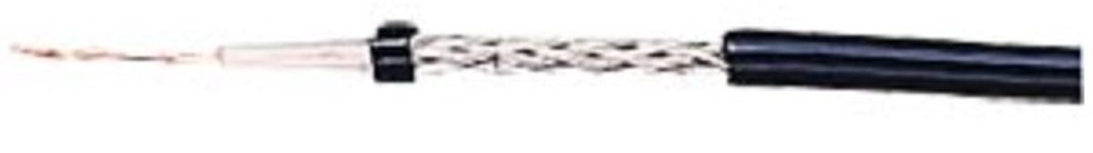 Syntronic RG174A/U 50 Ohm coaxkabel op rol voor binnen / zwart - 50 meter