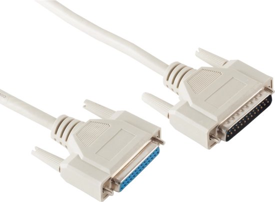 InLine® Seriële kabel, 37-pin male / female, 1:1 bezet, 5m | bol