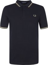 Fred Perry - Polo Donkerblauw M3600 - Slim-fit - Heren Poloshirt Maat M