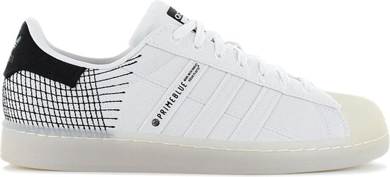 adidas Originals Superstar Primeblue - Sneakers Sportschoenen Schoenen Wit G58198 - Maat EU 38 UK 5