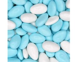 Amandelbonen Blauw-Wit - 900 gram voor geboorte doop en baby