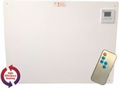 Wagaparts Infrarood verwarming paneel; 550Watt, laag energieverbruik, met ingebouwde thermostaat en timer. Voorzien van wifi en afstandsbediening.