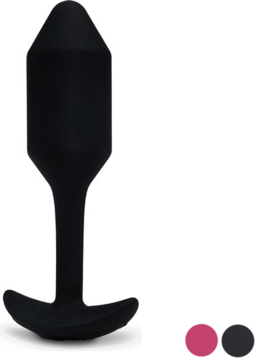 Goedkoopste B-Vibe - Vibrerende Snug Plug 2 (M) Roze