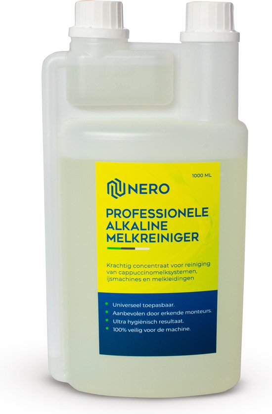 Nero® Melkschuimreiniger 1000ml universele en professionele krachtige melkreiniger
